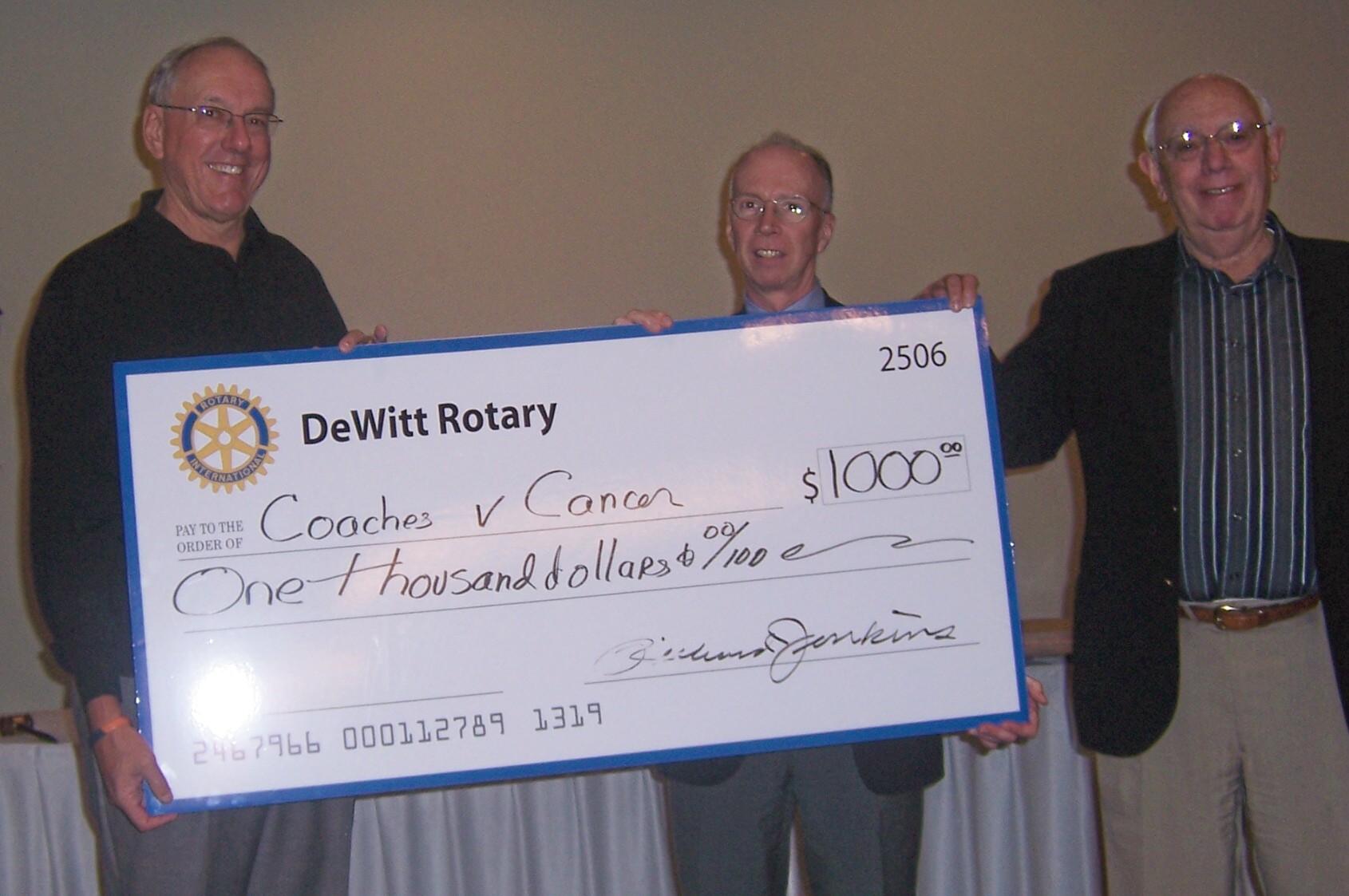 Last year's event with auction raised over $2500!